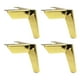 thumbnail image 1 of Patas de muebles Wosthever 4 piezas titanio dorado 10cm, 1 of 6