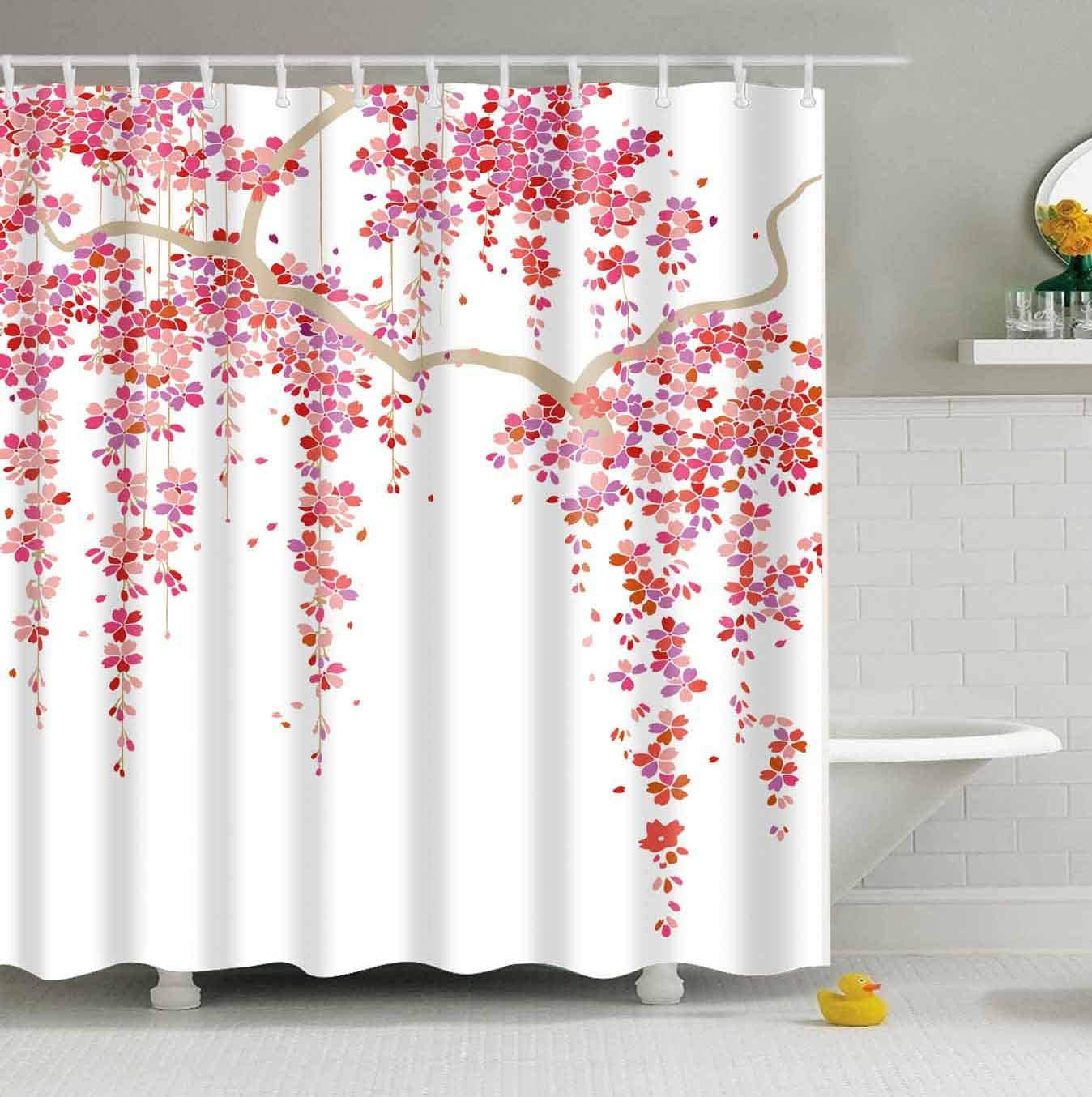 Bath Shower Curtain Polyester Fabric, Is Polyester Safe For Shower Curtain