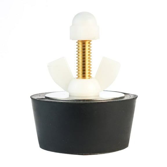 Lamprey Hardware #10 Winter Plug Blow Thru with Schrader Valve 1.5 inch Fitting - LHBP10