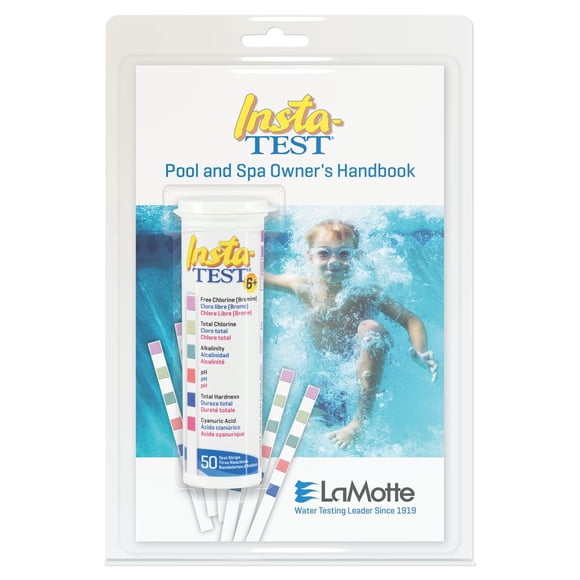 Tiras Reactivas para Piscina LaMotte Insta-Test 6 Plus Paquete de 50