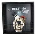 thumbnail image 5 of Till Death Do Us Part Skeleton Bride and Groom Kissing Wall Decor Picture Frame, 5 of 7