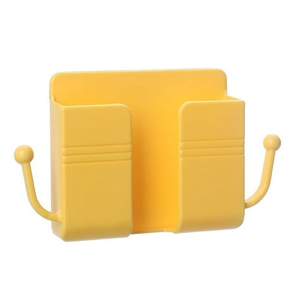 Tatum88 Wall Mounted Storage Box Storage Phone Holder (2 Pieces, Yellow, Green)