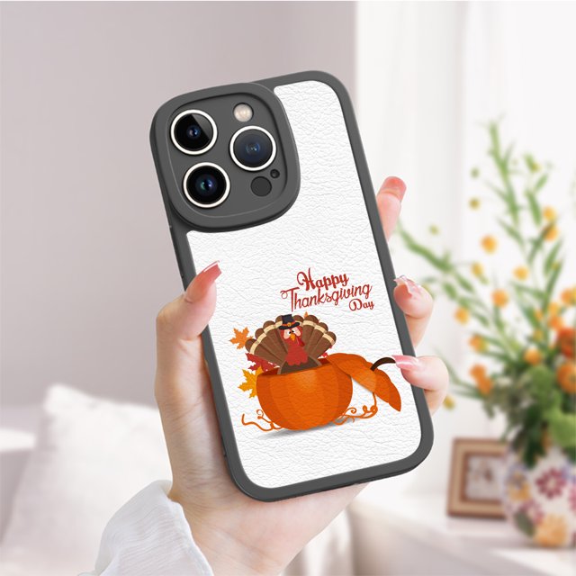 Añade un toque de creatividad a tu iPhone con esta funda de goma TPU impresa con un patrón de dibujos animados simple y elegante.