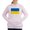 Pink, variant on CafePress - Flag Of Ukraine Sweatshirt - Women's Hooded Sweatshirt