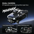 thumbnail image 4 of JoyStone FPV Drone with 1080P HD Camera for Beginner, Foldable RC Quadcopter with 4.3" HD LCD RC Screen, SD Card, 5G WiFi, Brushless Motor, Optical Flow, 2 Batteries, Grey, 4 of 14