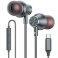thumbnail image 1 of Auriculares UNOLYO USB C con cable y micrófono para iPhone, Samsung, 1 of 6