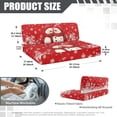 thumbnail image 7 of XYZCANDO Winter Snowman Christmas RV Dinette Cushions Comfortable RV Dinette Cushion Covers for Women Couch Cushion Covers Universal Loveseat Sofa Chair Cover Furniture Protector Camper, 7 of 7