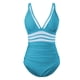 thumbnail image 4 of Traje de baño de una pieza para mujer, conjuntos de bikini para mujer, traje de baño liso sin mangas de moda para mujer, traje de baño con relleno y efecto push-up, traje de baño de playa para mujer, 4 of 4