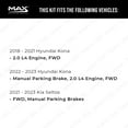 thumbnail image 2 of MAX Advanced Brakes - Brake Kit For 2018-2023 Hyundai Kona (2.0 L4 Engine, FWD) | Carbon Ceramic Brake and Rotor Kit Front and Rear | Daily Driving OE Replacement Brake Rotors, 2 of 9