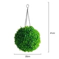 thumbnail image 2 of Bola De Topiario De Plantas Artificiales, Lámpara Colgante De Bola De Hierba Para árboles, Ventanas, Puertas, Jardín Al Aire Libre, Fiesta, Hotel, Garaje, 2 of 7