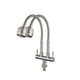 thumbnail image 3 of Grifo universal de acero inoxidable 304 para lavabo de verduras, grifo de cocina de doble agua, grifo de agua fría simple, 3 of 3