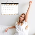 thumbnail image 6 of 18-Month Floral Wall Calendar July 2026-December 2027 - Fresh Little Flower Design 16.9x12in With Large Daily Blocks Home Office, 6 of 9