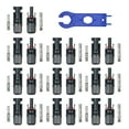 thumbnail image 1 of yeacher 10 Pairs Male/Female Solar Panel Cable Connectors with Spanner Assembly Tool for PV System, 1 of 8