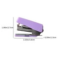 thumbnail image 3 of Mini Stapler Set | Macaroon Colors Portable Compact Metal Binder | Fresh Design | Office Supplies | 1 Stapler with 400 Staples | Durable Alloy, Pink Purple Green | 1.53x1.06x0.59 in, 3 of 6