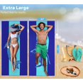 thumbnail image 3 of Toallas de playa de microfibra Qinqinamu, paquete de 4 unidades, 180 x 81 cm, XL, 3 of 7