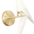 thumbnail image 3 of Elegante candebro de un solo cabezal, accesorios de iluminación, para interiores, lámpara de pared de pájaro de Origami de estar Izquierda Gloria Aplique de pared moderno, 3 of 9