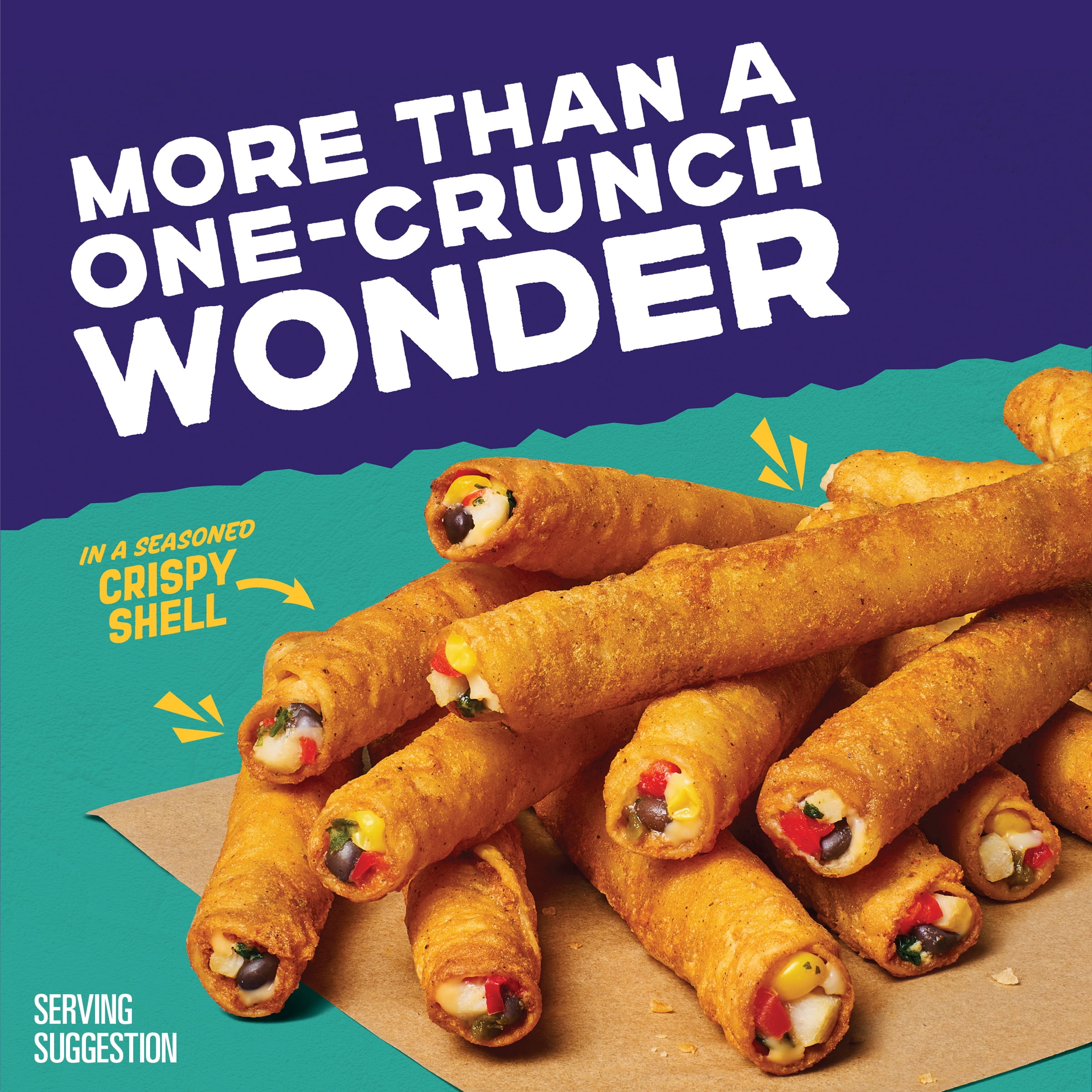 El Monterey Extra Crunchy Southwest Chicken Taquitos, 20.7 oz, 18 Count (Frozen)