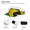 thumbnail image 3 of Jamaica Flag Jamaican Sports Sun Visor Hats Adjustable Sun Visor Caps For Women And Men, 3 of 7