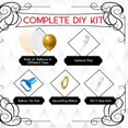thumbnail image 4 of Kit de arco de globos A Archloon de 192 piezas en blanco, arena y dorado, 4 of 9