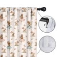 thumbnail image 4 of Blackout Kids Curtains,Beige Fairy Mushroom Pattern Childrens Insulated Curtains Set Of 2,Bedroom Essentials,Toddler Room Decor 42"x54", 4 of 5