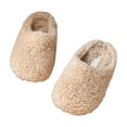 thumbnail image 4 of JAJAHO Kids Slippers Boys Girls House Shoes Winter Plush Warm Comfortable Indoor Bedroom Shoes Flat Slippers, 4 of 5