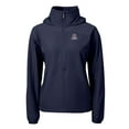 thumbnail image 2 of Women's Cutter & Buck  Navy Arizona Wildcats Charter Eco Recycled Half-Zip Anorak Jacket, 2 of 3