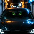 thumbnail image 3 of BYJKING Solar Devil LED Car Ornament, 6.02*1.89 IN Dynamic Dashboard Figure with Lighted Expression for Halloween Auto Decor and Gifts Green, 3 of 6