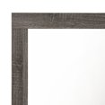 thumbnail image 2 of Transitional Style Rectangular Mirror with Natural Wood Grain Details, Gray, 2 of 6