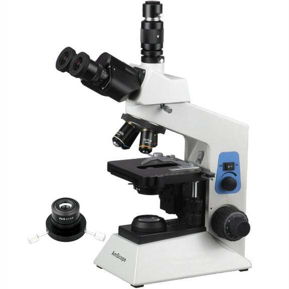 AmScope 40X-2000X Professional Darkfield Research Biological Compound Microscope New