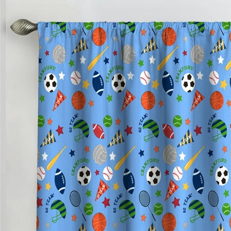 Eclipse Kids Field Day Blackout Window Curtain Walmart Com