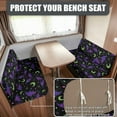 thumbnail image 2 of XYZCANDO Bat Moon Star RV Dinette Cushion Covers Universal Camper Accessories Halloween Comfortable Cushion Covers for Couches and Sofas Soft Sofa Slip Covers for 2 Seat Cushion Couch, 2 of 7