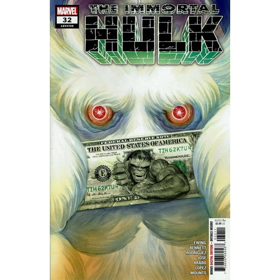 Immortal Hulk #32 VF ; Marvel Comic Book
