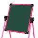 thumbnail image 2 of Caballete de arte para niños, pizarra magnética plegable de doble cara ajustable de pie para niños, color rosa, 2 of 5