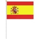 thumbnail image 1 of Bandera de España para eventos VentDepot 150Pzas 14x21cm Tela Poliéster Asta plástico, 1 of 1
