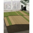 thumbnail image 2 of Ahgly Company Indoor Round Patterned Red Dirt Brown Area Rugs, 8' Round, 2 of 6