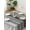 Gray, variant on Purple Ombre Stripe Tablecloth Square Table Cloth 54x54, Waterproof Outdoor Table Cloth Covers Decorative Table Protector, Farmhouse Striped Gradient Washable Table Cover for Kitchen Dinning Party
