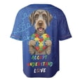 thumbnail image 2 of Autism Awareness Wirehaired Pointing Griffon Accept Understand Love All Over Print 3D Baseball Shirt Dog Lover Softball Sport - 12003, 2 of 6