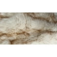thumbnail image 3 of Luxe Gordon Faux Sheepskin Double Rug 2x6 100% Natural White, 3 of 3