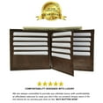 thumbnail image 3 of Mens Wallet with 15 Credit Card Slots Genuine Leather 501, 3 of 11