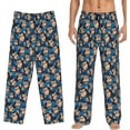 thumbnail image 2 of PISONIC Funny Mens Pajama Pants Lounge Men's Pajama Bottoms Soft Sleep Pants With Pockets Drawstring, 2 of 7