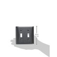 thumbnail image 2 of Morris Products 83020 Stainless Steel Metal Wall Plates 2 Gang Toggle Switch, 2 of 2