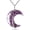 Black Gun Plated, variant on 7 Chakras Tree Of Life Necklace Wire Wrap Crescent Moons Crystal Pendants Chip Quartz Natural Stone Resin Stainless Steel