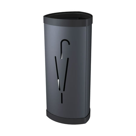ALBA Triangular Umbrella Stand - Metallic Black
