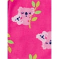 thumbnail image 5 of Gerber Baby & Toddler Girls Microfleece Blanket Sleeper Pajama, 2-Pack (0/3 Months-5T), 5 of 9