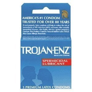 TROJANS ENZ SPERMICIDE (Best Brand Of Spermicide)