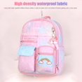 thumbnail image 4 of Korean Cute Backpack Girls Rainbow Laptop Princess Schoolbag (Pink S), 4 of 10