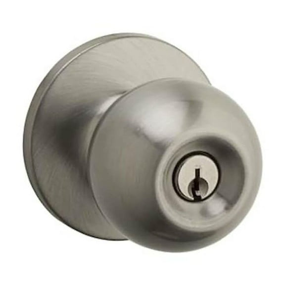 Safe Lock by Kwikset Regina Knob Entry Lock Satin Nickel