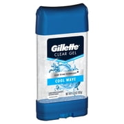 Gillette Cool Wave Clear Gel Men?s Antiperspirant and Deodorant 3.8 oz (Pack of 4)