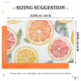 thumbnail image 6 of Yayeee Doormat for Indoor Entrance 32" x 20" Non Slippery Floor Rug, Candy Grapefruit Slices, 6 of 8