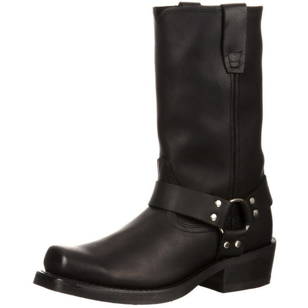 black harness boot